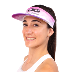 Visera Polígono Lila Unisex