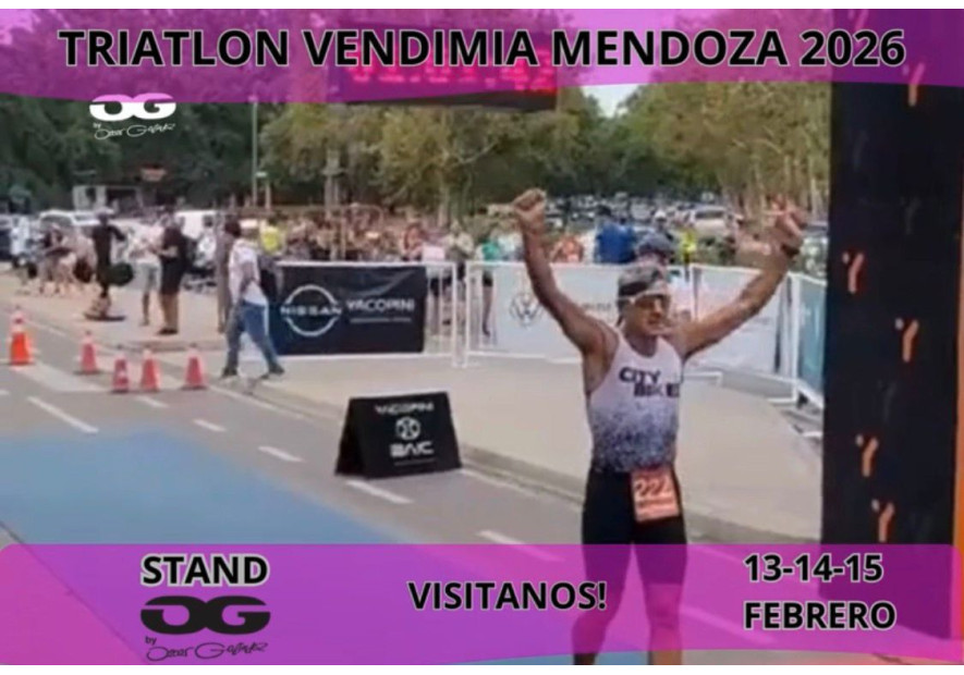 OG presente en el Triatlon Vendimia Mendoza 2026